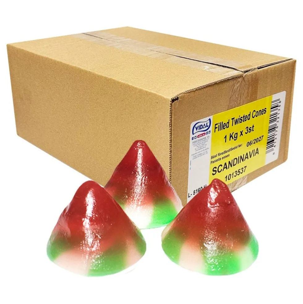 Filled Twisted Cones -suurpakkaus