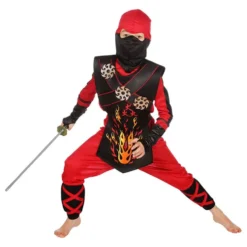 Fire Ninja Lasten Naamiaisasu