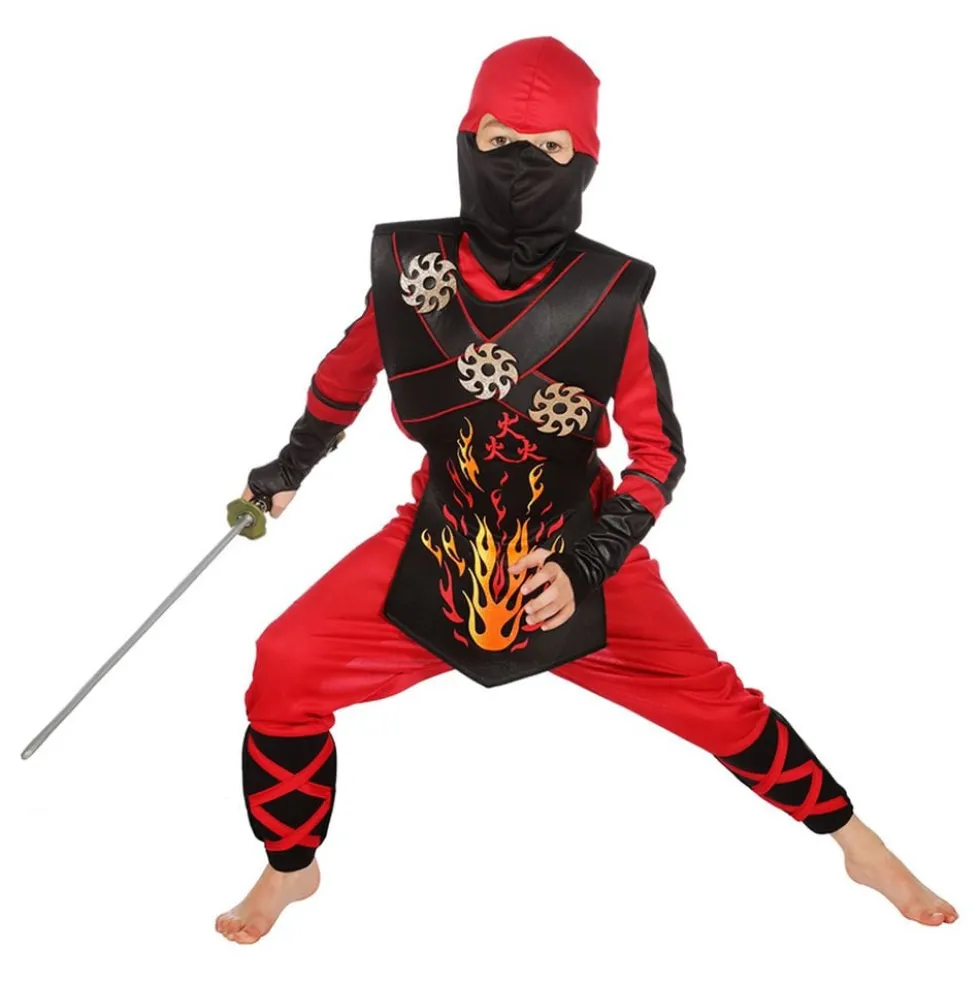 Fire Ninja Lasten Naamiaisasu