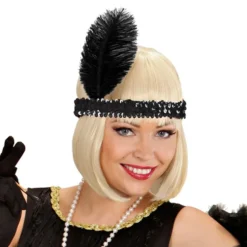 Flapper Otsanauha Musta