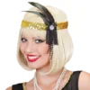 Flapper-pannbandi Kultaiset Sulat