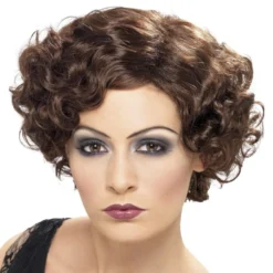 Flirty Flapper Ruskea Peruukki