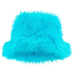 Fluffy Turkoosi Bucket Hat