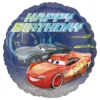 Folioilmapallo Autot/Cars Happy Birthday