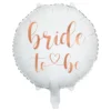 Folioilmapallo Bride Pyöreä Ruusukulta