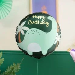 Folioilmapallo Brontosaurus Happy Birthday