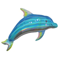 Folioilmapallo Delfiini Holografinen Shape