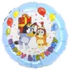 Folioilmapallo Happy Birthday Bluey