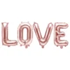 Folioilmapallo Love Ruusukulta
