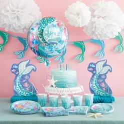 Folioilmapallo Merenneito Happy Birthday
