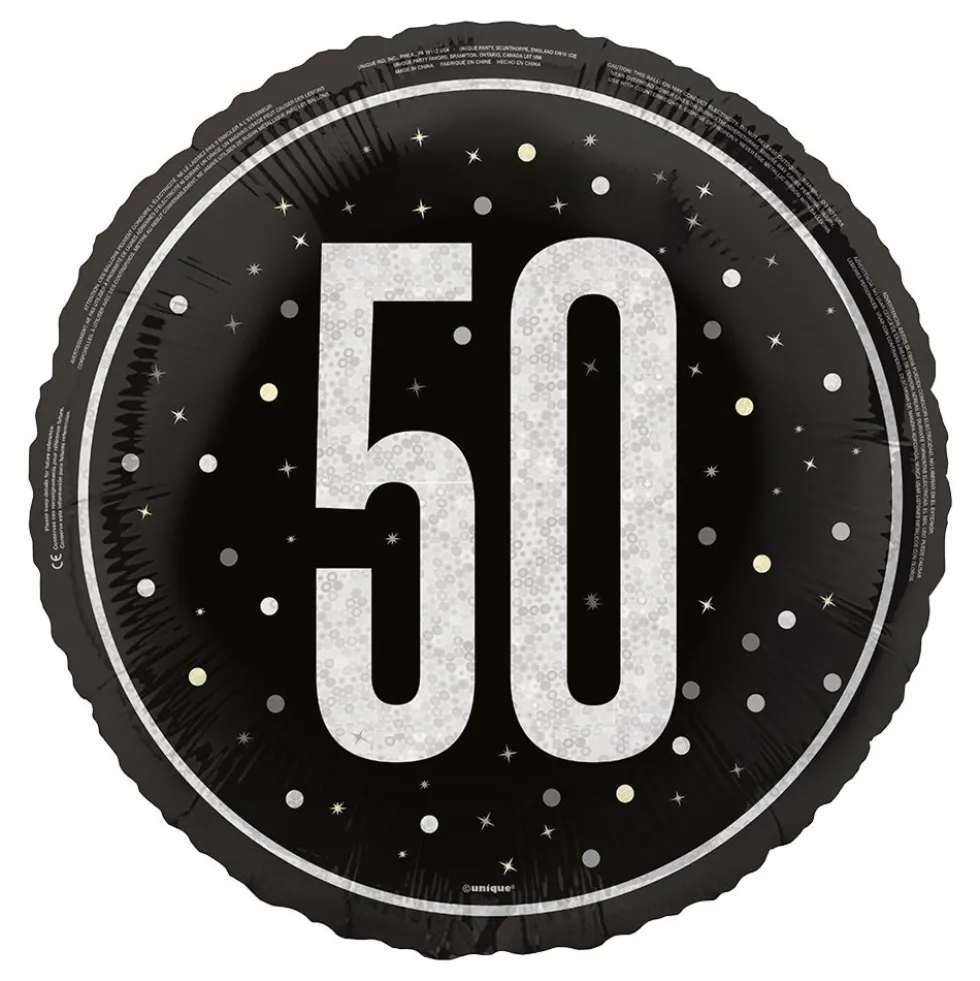 Folioilmapallo 50 Musta/Hopea