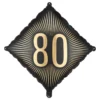 Folioilmapallo 80 Musta/Kulta