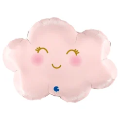 Folioilmapallo Pilvi Pastellipinkki