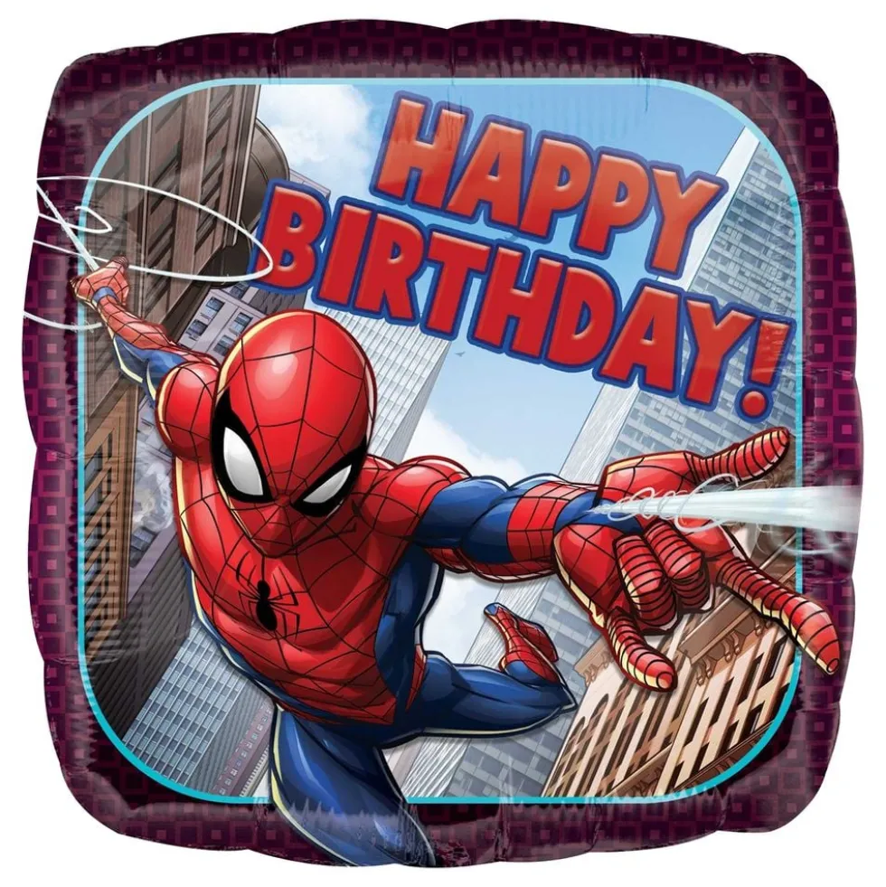 Folioilmapallo Spider-Man Happy Birthday