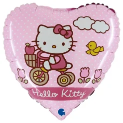 Folioilmapallo Sydän Hello Kitty