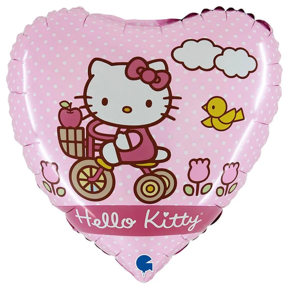 Folioilmapallo Sydän Hello Kitty