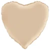 Folioilmapallo Sydän Satin Cream