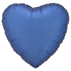 Folioilmapallo Sydän Silkki Sininen