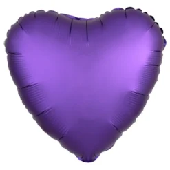 Folioilmapallo Sydän Silkki Violetti