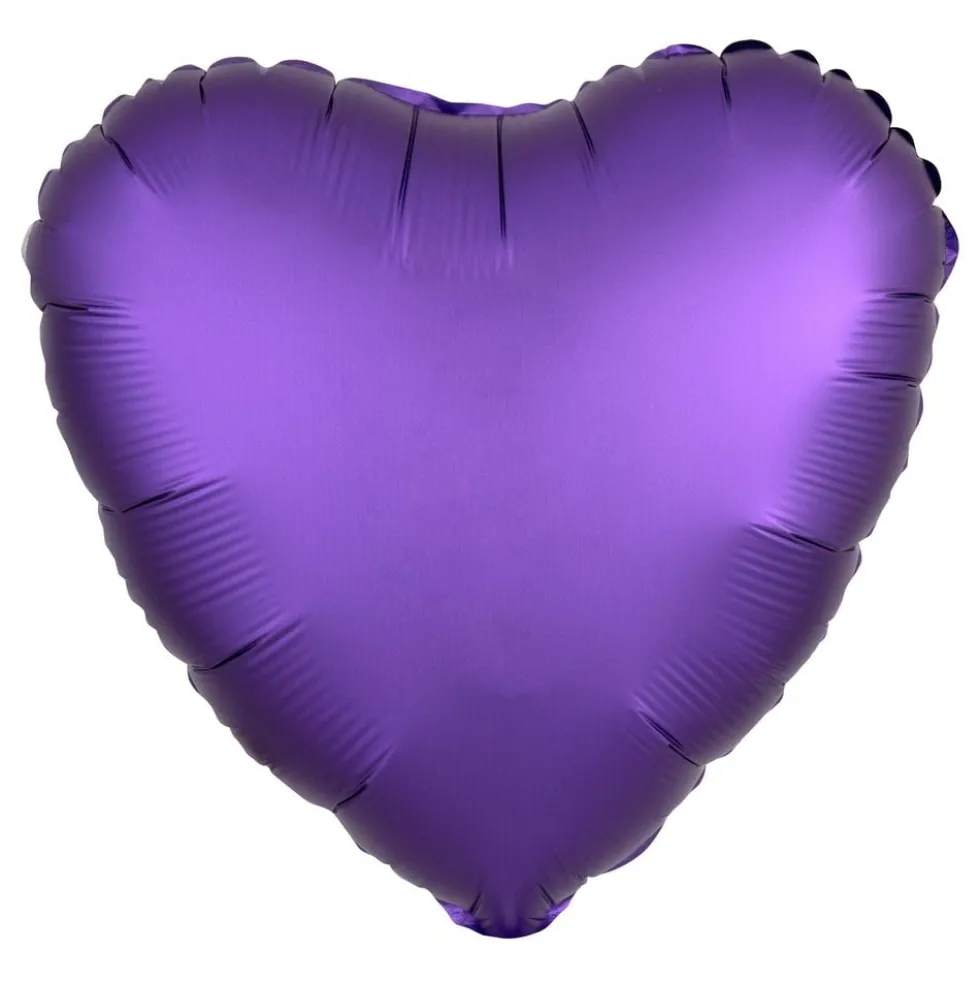 Folioilmapallo Sydän Silkki Violetti