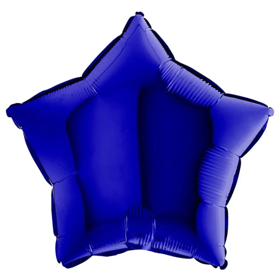 Folioilmapallo Tähti Blue Capri