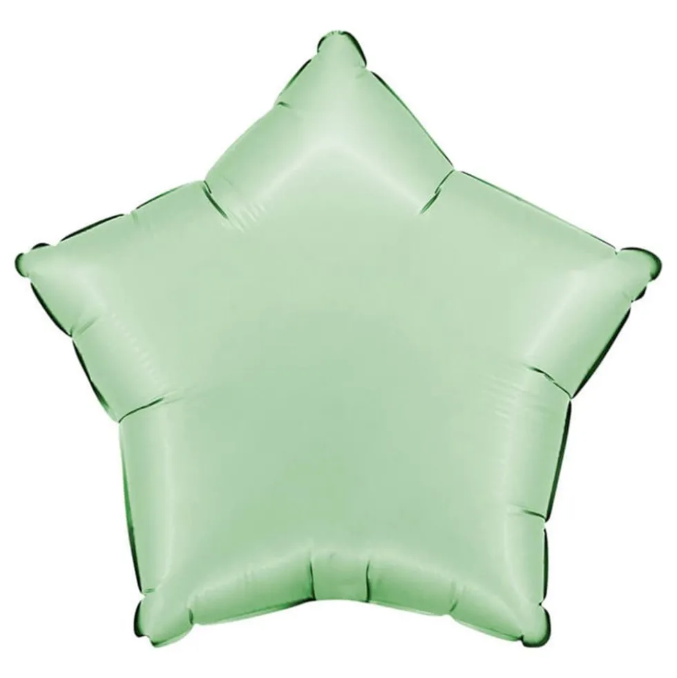 Folioilmapallo Tähti Satin Glazed Mint