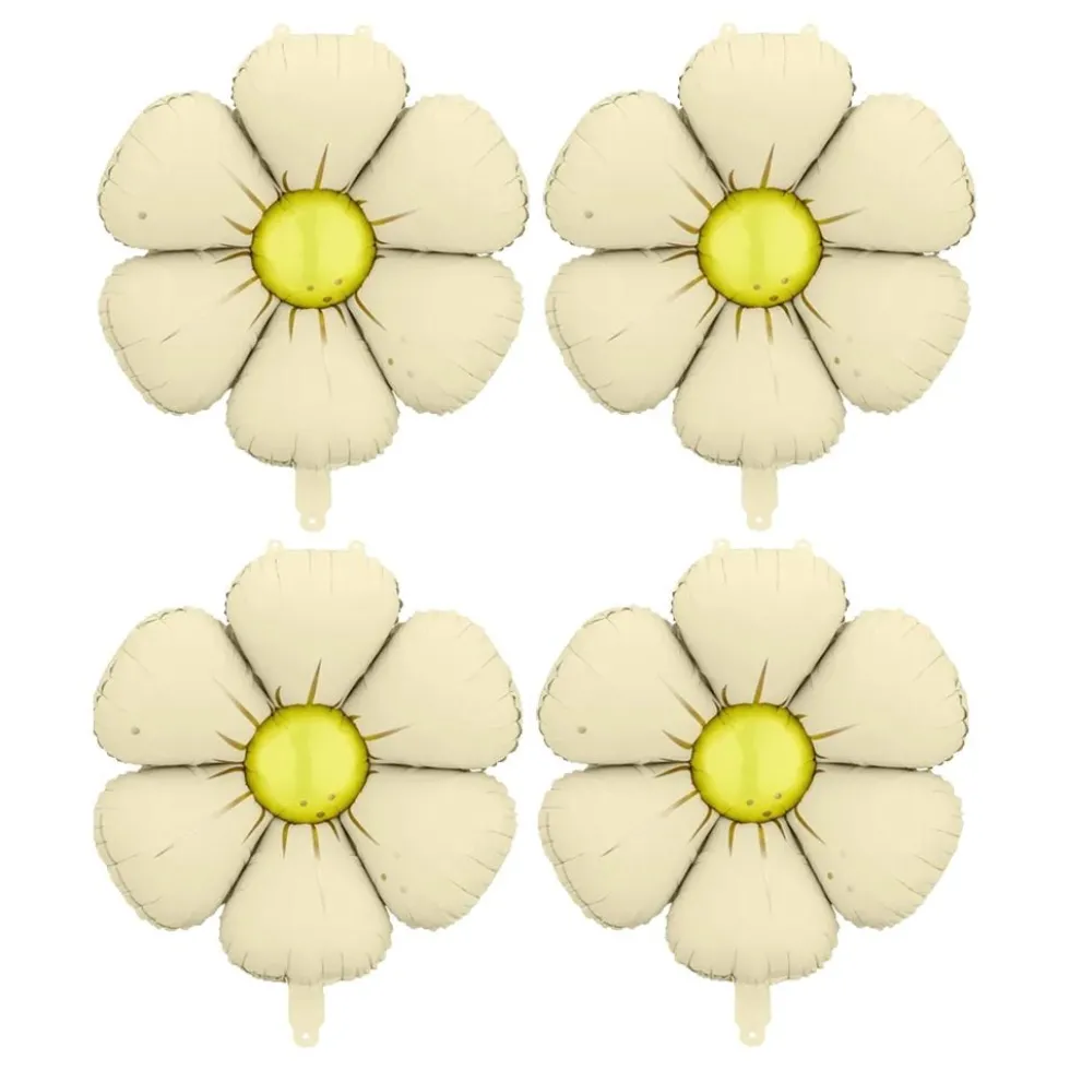 Folioilmapallot Kamomilla Créme ilmapallokaaren koristeluun