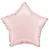 Foliopallo Tähti Satiini Pastelli Pinkki