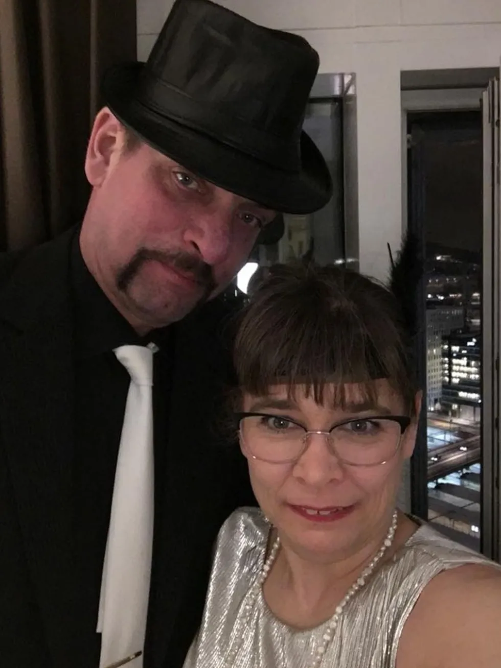 Gangsterihattu Nahkajäjitelmä