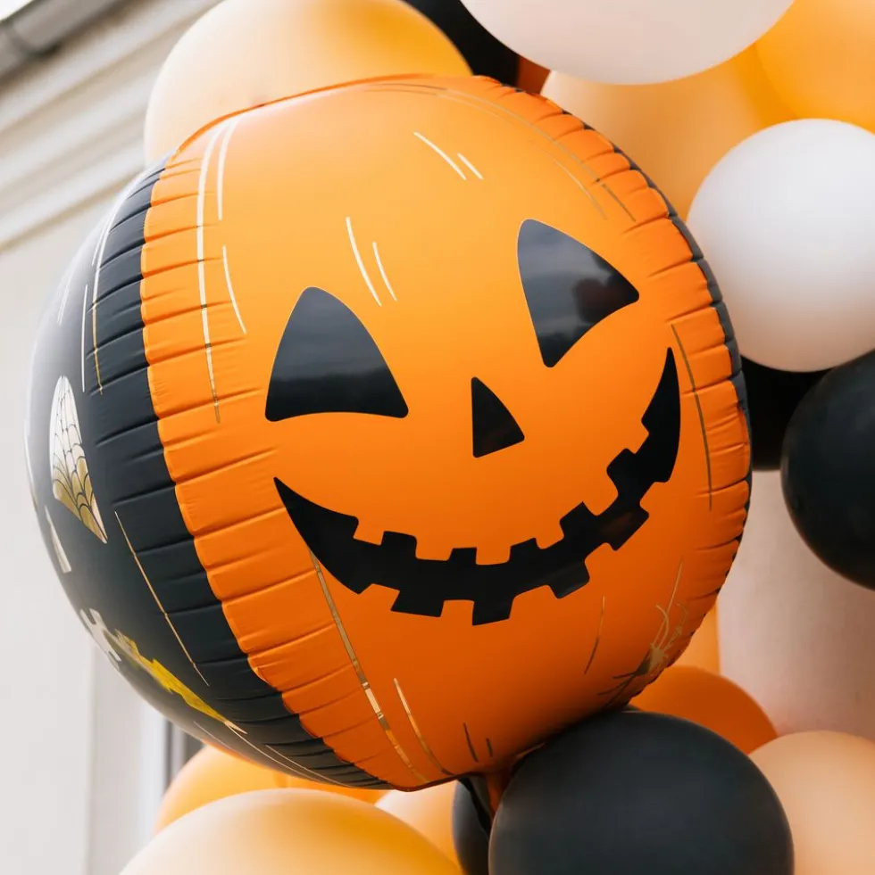 Halloweenkurpitsa Two Face Folioilmapallo