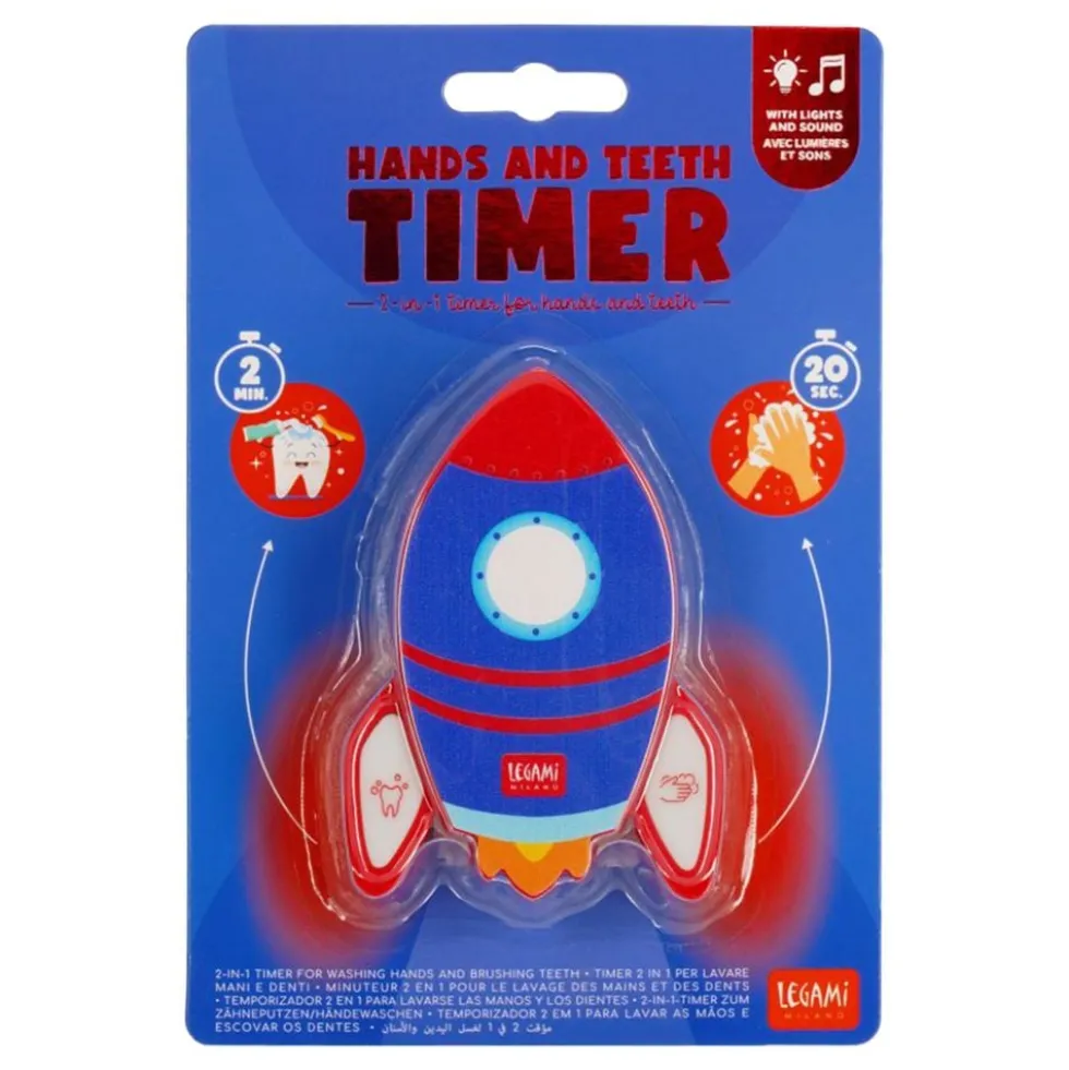 Hands and Teeth Timer Space -ajastin