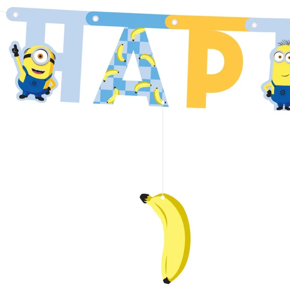 Happy Birthday Minions -kirjainviirinauha