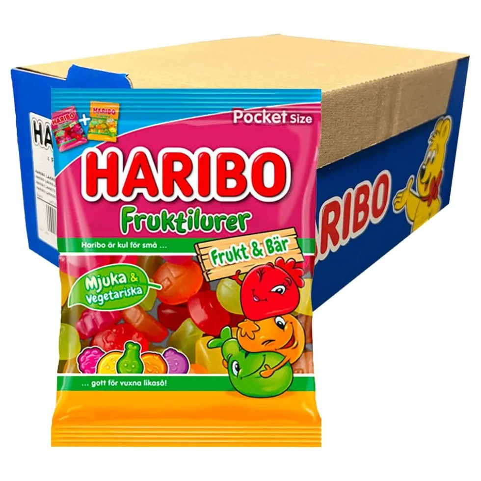 Haribo Fruktilurer Frukt & Bär Suurpakkaus
