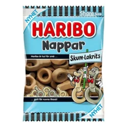 Haribo Nappar Skum-Lakrits