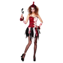 Harlequin Halloween Naamiaisasu