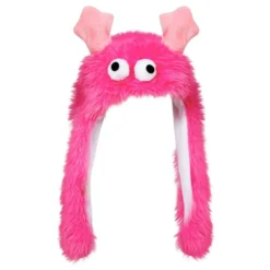 Hattu Fluffy Monster Vaaleanpunainen