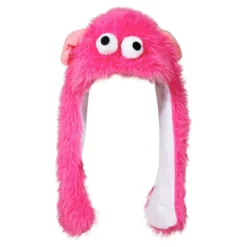Hattu Fluffy Monster Vaaleanpunainen