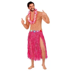 Havaijihame Kukilla Vaaleanpunainen