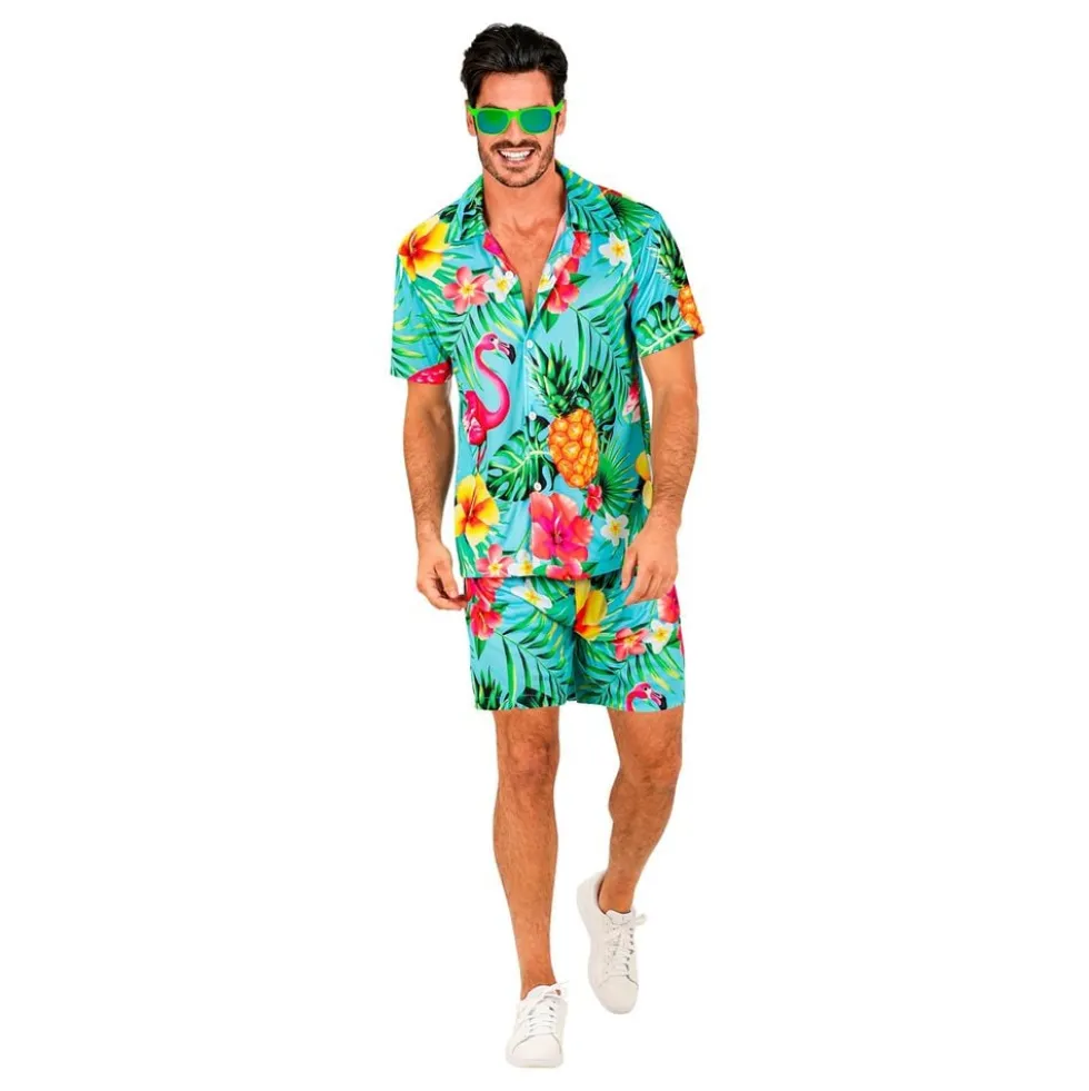 Havaijilaisasu Turkoosi