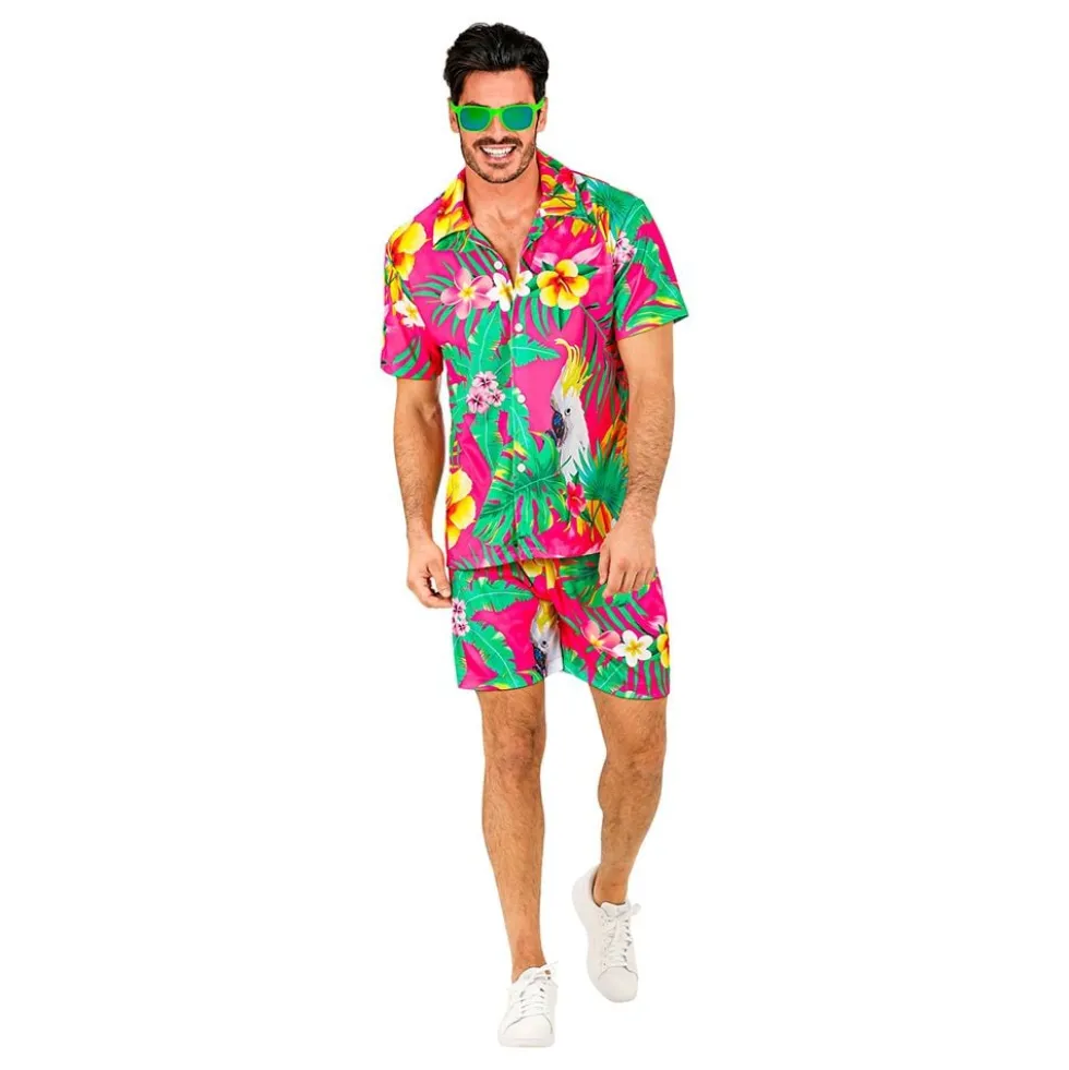 Havaijilaisasu Vaaleanpunainen