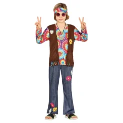 Hippie Lasten Naamiaisasu