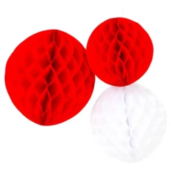 Honeycombs Punainen/Valkoinen