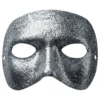 Hopeanaamari Half Mask