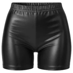 Hotpantsit Musta Metallic