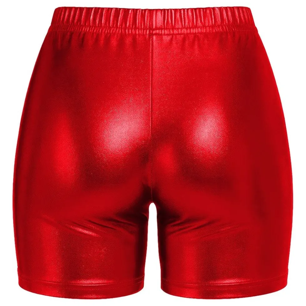 Hotpantsit Punainen Metallic