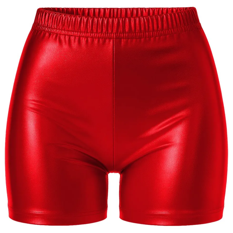 Hotpantsit Punainen Metallic