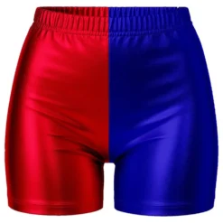 Hotpantsit Punainen/Sininen Metallic