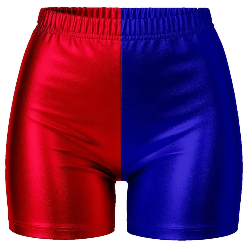 Hotpantsit Punainen/Sininen Metallic