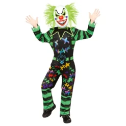 Hullu Jokeri Clown Lasten Naamiaisasu