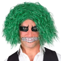 Hullu Joker Vihreä Peruukki